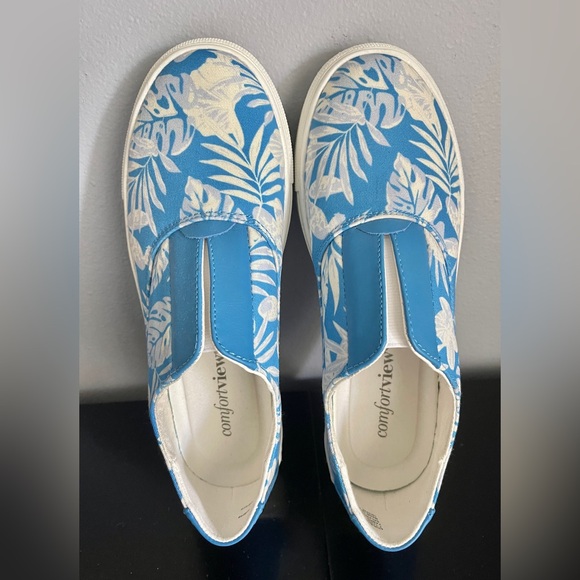 New Comfort View slip on Shoes Stable Heel Technology Skid Resistant NIP - Picture 4 of 11